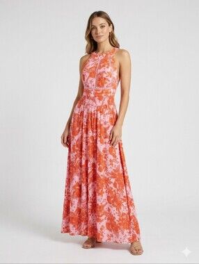 Abel The Label Rumi Floral Maxi Dress, VGUC, Size M